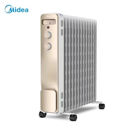 美的（Midea）NY2213 取暖器 電油汀電暖器加寬油丁暖氣片智能恒溫加熱器油酊